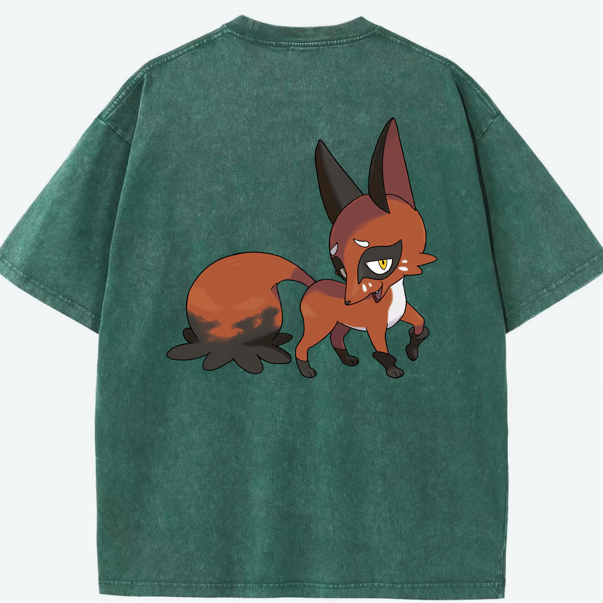 （画像用） ポケットモンスター Pokémon 綿100% ヴィンテージ風 半袖Tシャツ（背面プリント）